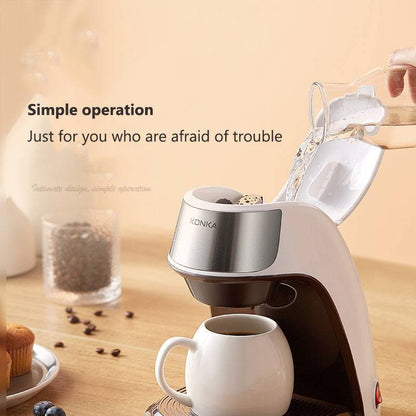 Compact Automatic Coffee Maker – Small Home & Office | Free Ceramic Cup Included - UrbanNest Co