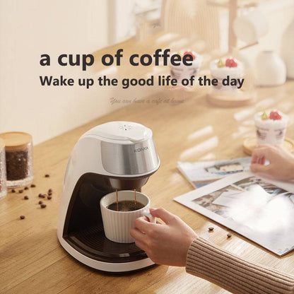Compact Automatic Coffee Maker – Small Home & Office | Free Ceramic Cup Included - UrbanNest Co