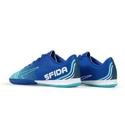 Conquer Kid's Indoor Football Shoes - Royal - UrbanNest Co