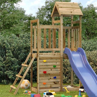NNEVL Outdoor Playset 52.5x110.5x214 cm Impregnated Wood Pine - UrbanNest Co