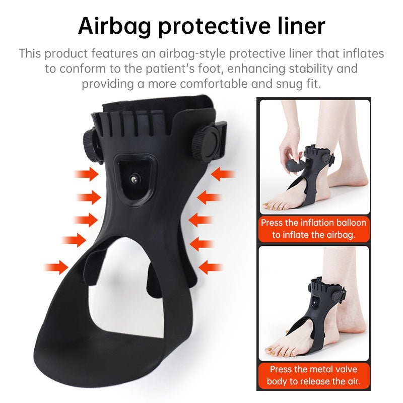 Adjustable Plantar Fasciitis Night Splint with Airbag, Dorsal Drop Foot Brace, Comfort Fit - UrbanNest Co