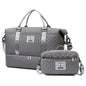 Checkered Dry - Wet Separation Sports Tote Bag Yoga Fitness Bag Large Capacity Shoe Compartment Travel Bag - UrbanNest Co