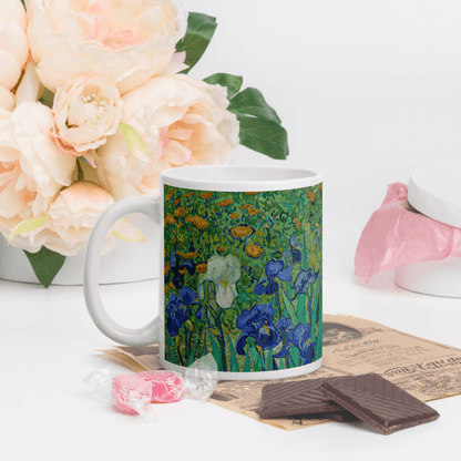 Van Gogh - Irises, 1889 Artwork Mug - UrbanNest Co