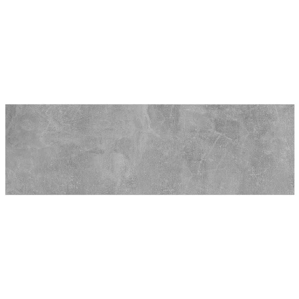 NNEVL Bookshelf Boards 8 pcs Concrete Grey 80x20x1.5 cm Chipboard - UrbanNest Co