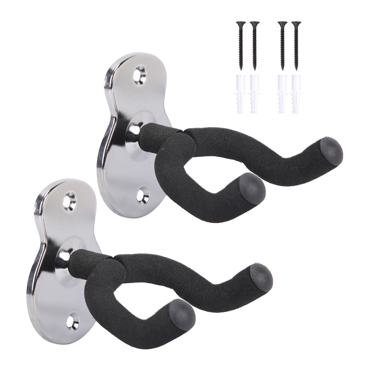 2PCS Guitar Wall Hanger Hook Holder Stand for Bass Ukulele Instrument Storage - UrbanNest Co