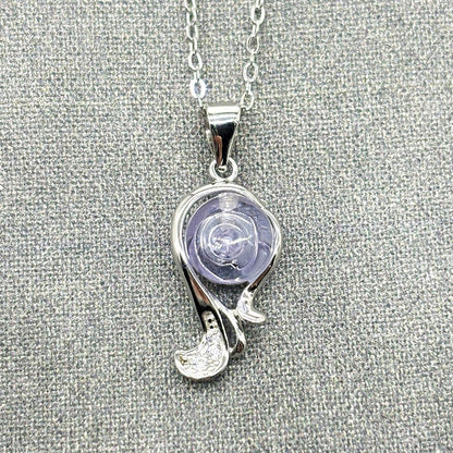 Sterling Silver Zodiac Aroma Necklace - Virgo Aug - Sep | Perfect Birthday Gift | Energy & Healing | Diffuse on the go - UrbanNest Co