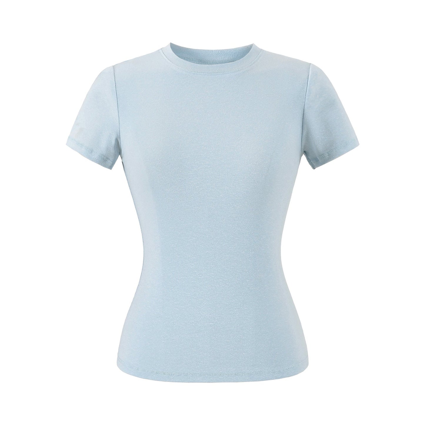 Round neck short sleeved T-shirt for women - UrbanNest Co