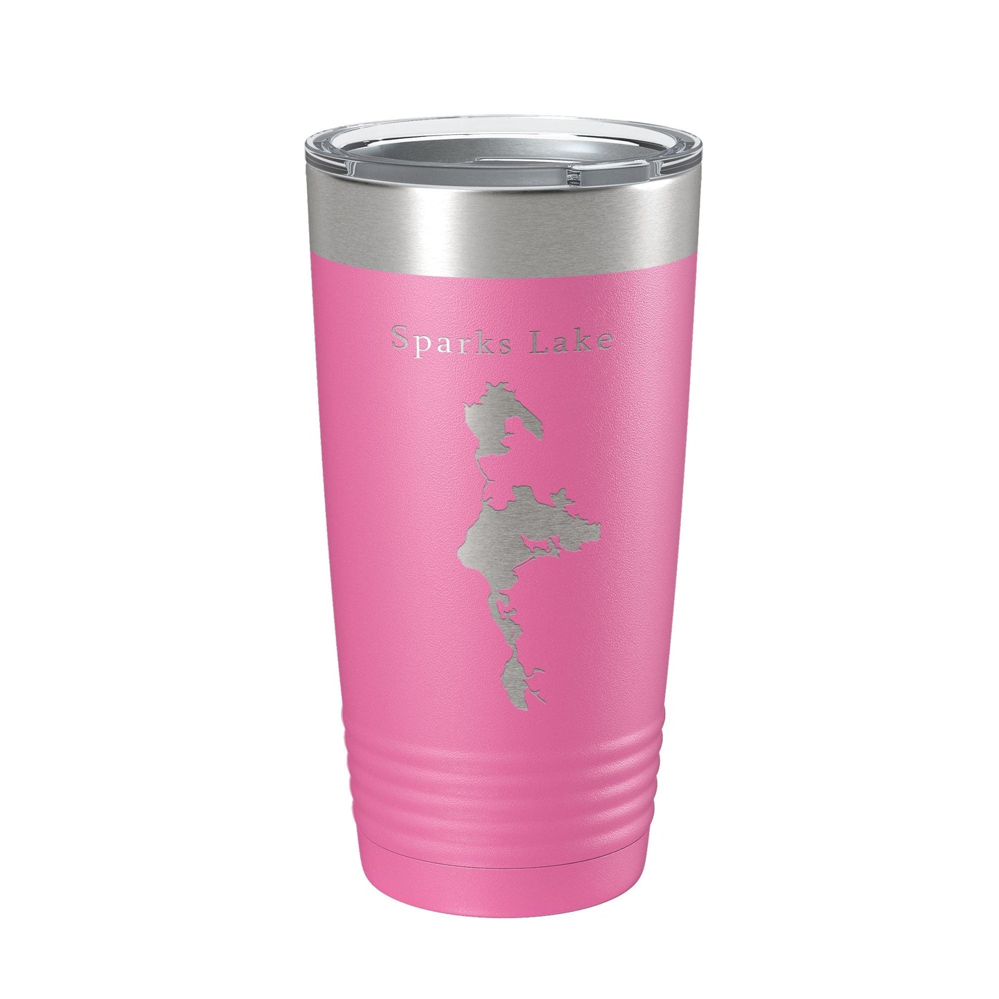 Sparks Lake Map Tumbler Travel Mug Insulated Laser Engraved Coffee Cup Oregon 20 oz - UrbanNest Co