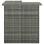 NNEVL 16 Piece Garden Bar Set with Cushions Poly Rattan Grey - UrbanNest Co