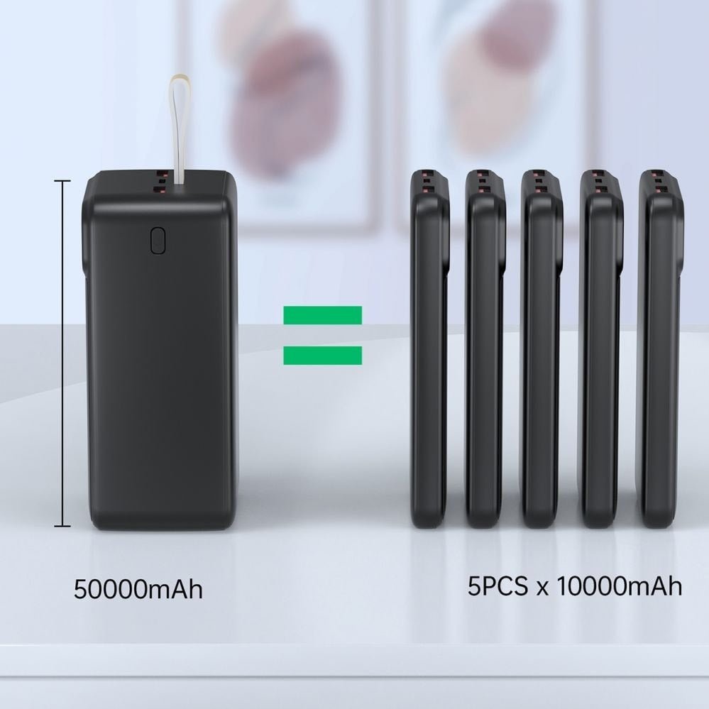 NNEDSZ CHOETECH B732 50000mAh Power Bank PD22.5W with Digital Display - UrbanNest Co