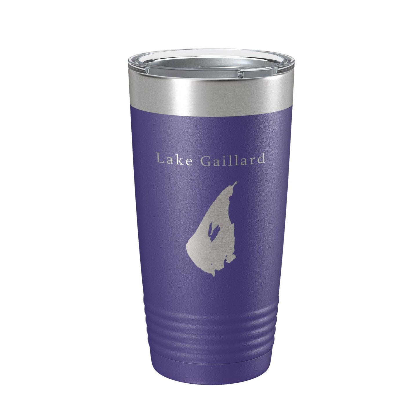 Lake Gaillard Map Tumbler Travel Mug Insulated Laser Engraved Coffee Cup Connecticut 20 oz - UrbanNest Co