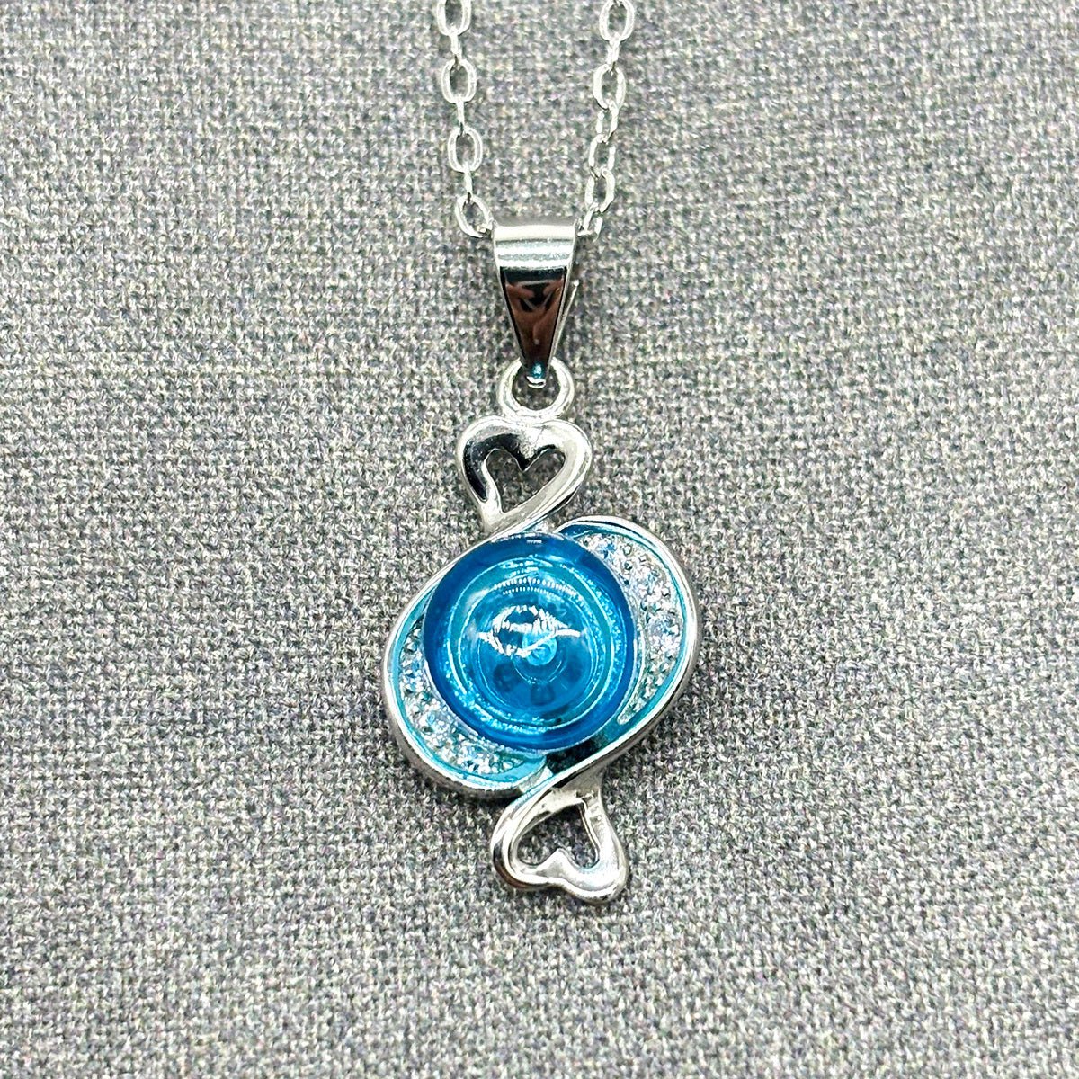 Sterling Silver Zodiac Aroma Necklace - Pisces Feb - March | Perfect Birthday Gift | Energy & Healing | Diffuse on the go - UrbanNest Co