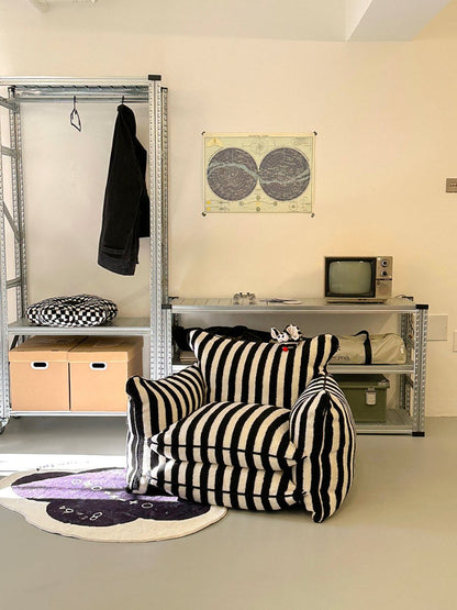 Playful Mind Striped Lazy Sofa Chair - UrbanNest Co