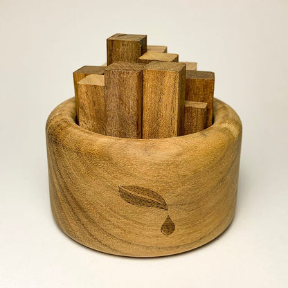 Black Walnut Cup Diffuser | Stylish Home Decor | Waterless Natural Essential Oil Diffusing - UrbanNest Co