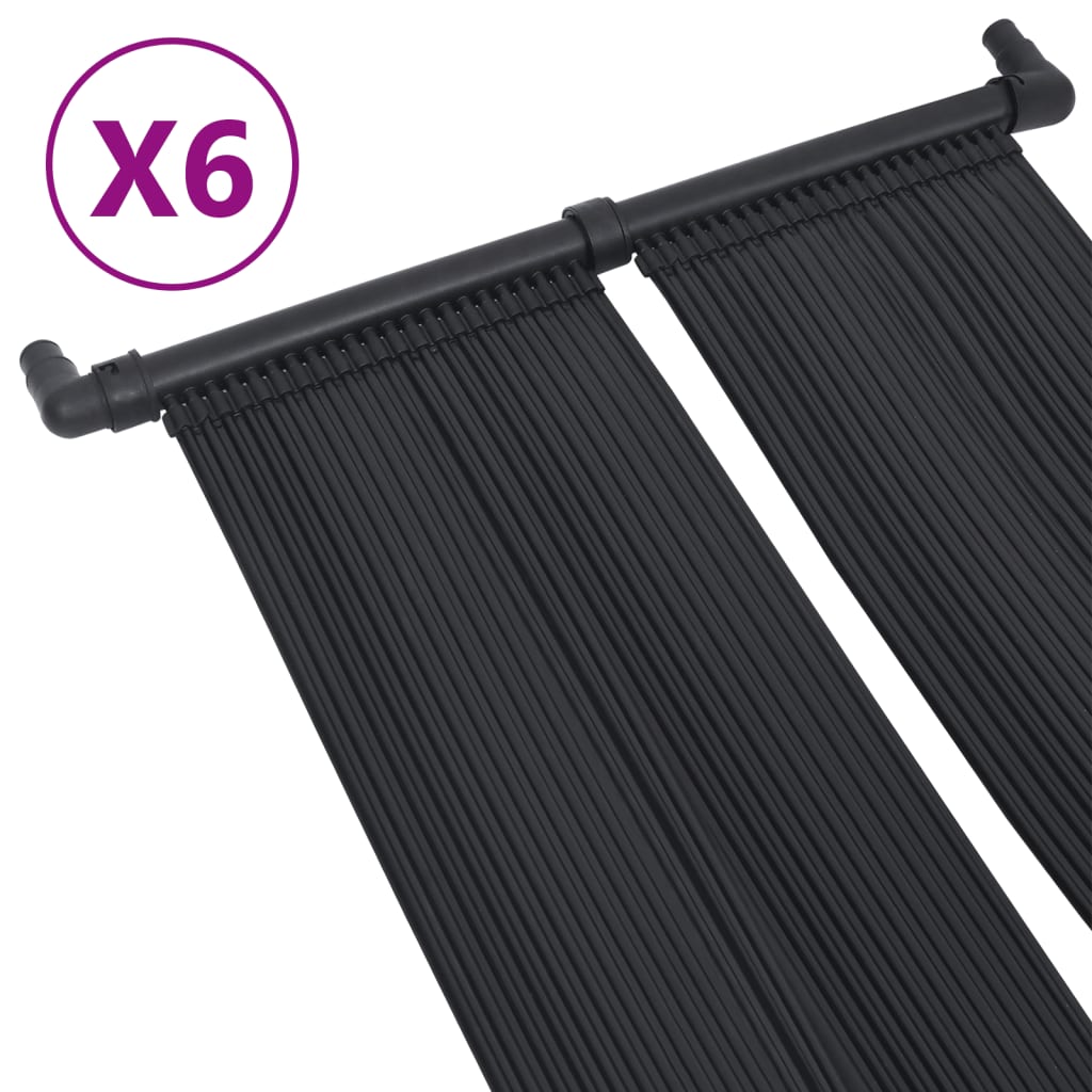 NNEVL Solar Pool Heater Panel 6 pcs 80x310 cm - UrbanNest Co