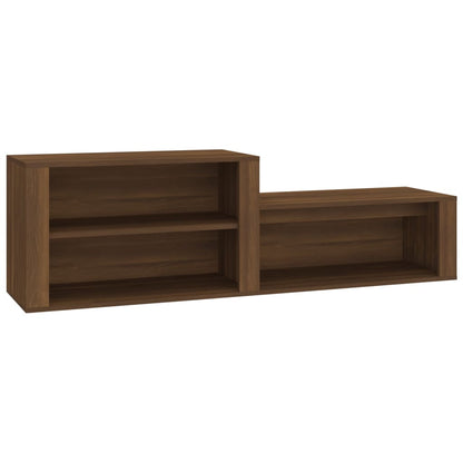 NNEVL Shoe Cabinet Brown Oak 150x35x45 cm Engineered Wood - UrbanNest Co