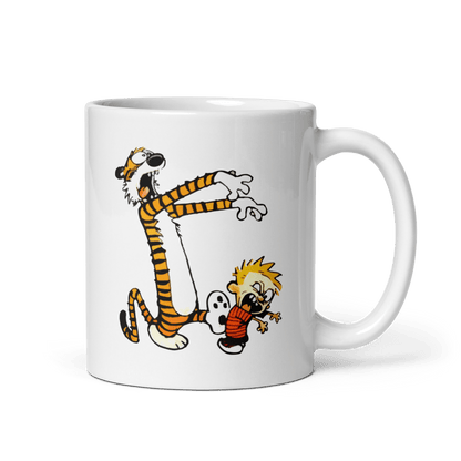 Calvin and Hobbes Playing Zombies Mug - UrbanNest Co