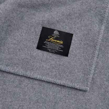 Laconia 400GSM Premium Australian Pure Wool Blanket Grey Double - UrbanNest Co