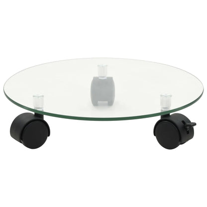 NNEVL Plant Rollers 4 pcs 28 cm Tempered Glass Round - UrbanNest Co