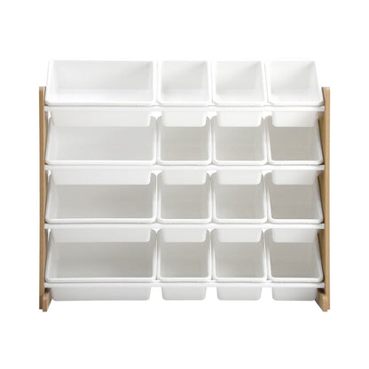NNEED 16 Bins 4 - Tier Kids Toy Organiser Storage Rack - UrbanNest Co