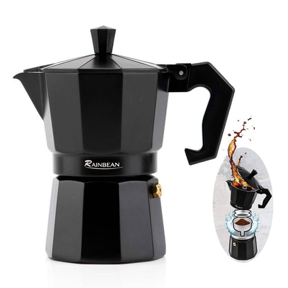 Classic Italian Moka Pot – Stovetop Espresso Maker (3 or 6 Cups) - UrbanNest Co