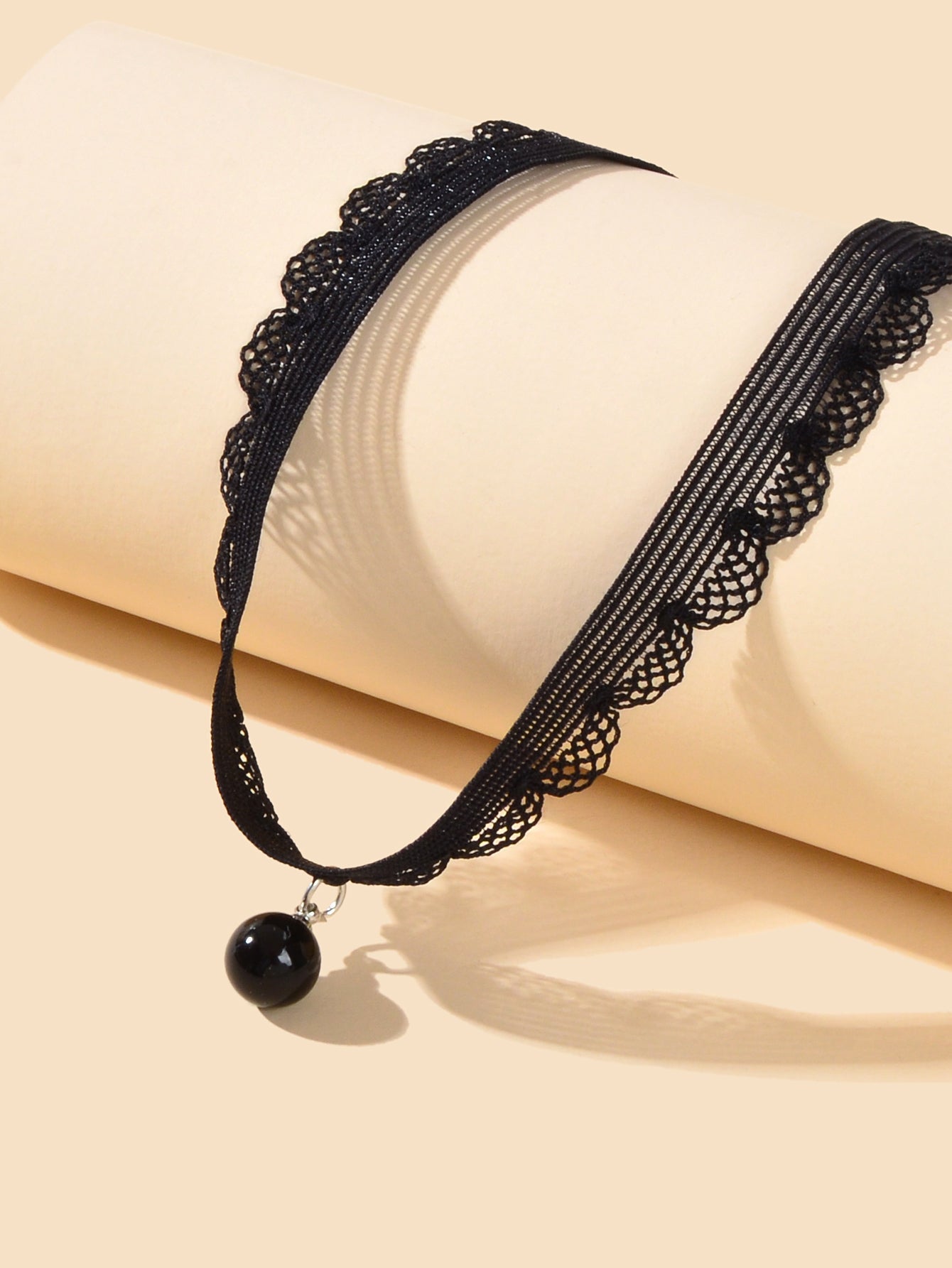 Classic Black Velvet Choker Round Charm Necklace Women Halloween Cosplay Jewelry - UrbanNest Co
