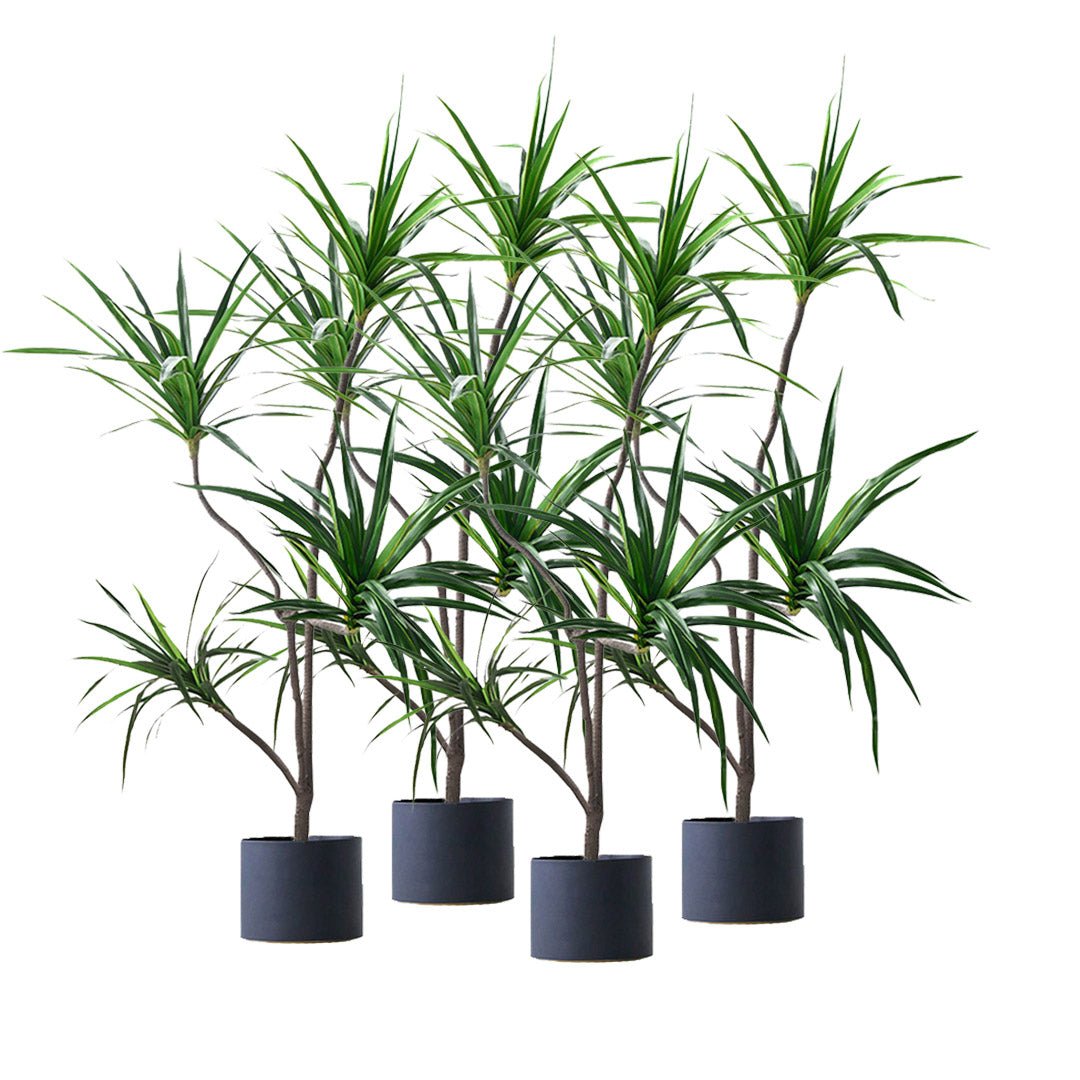 SOGA 4X 180cm Realistic Artificial Dracaena, Rubberised Silk Cloth + Iron Wire, Home Decor - UrbanNest Co