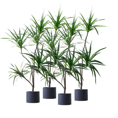SOGA 4X 180cm Realistic Artificial Dracaena, Rubberised Silk Cloth + Iron Wire, Home Decor - UrbanNest Co