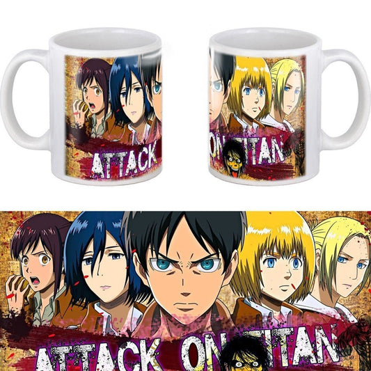 3D Attack on Titan Eren Team Ceramic Coffee Mug - UrbanNest Co