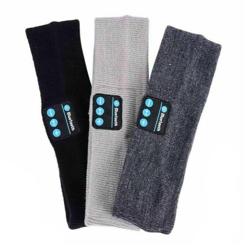 Wireless Bluetooth Headband Earphone Stereo Sport Headphone Headset Sleep New - UrbanNest Co