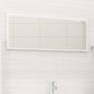 NNEVL Bathroom Mirror High Gloss White 90x1.5x37 cm Chipboard - UrbanNest Co