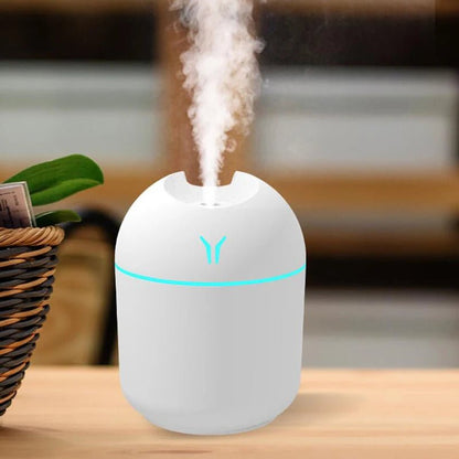 250ML USB Mini Air Humidifier Aroma Essential Oil Diffuser For Home Car Ultrasonic Mute Mist Maker Diffuser with LED Color Lamp - UrbanNest Co