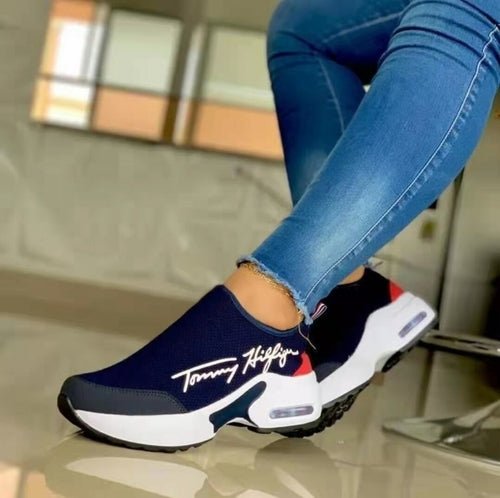 Casual Breathable Wedges Ladies Walking Sneakers Flat Women Shoes - UrbanNest Co