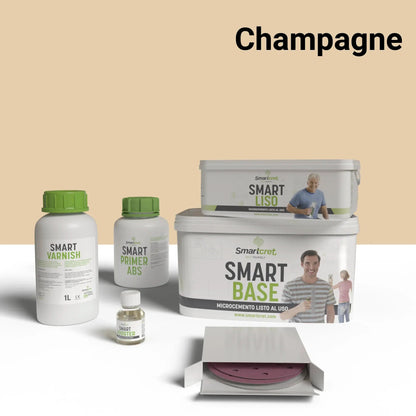 Kit microcemento para suelo de baño de obra de 4 m² - UrbanNest Co
