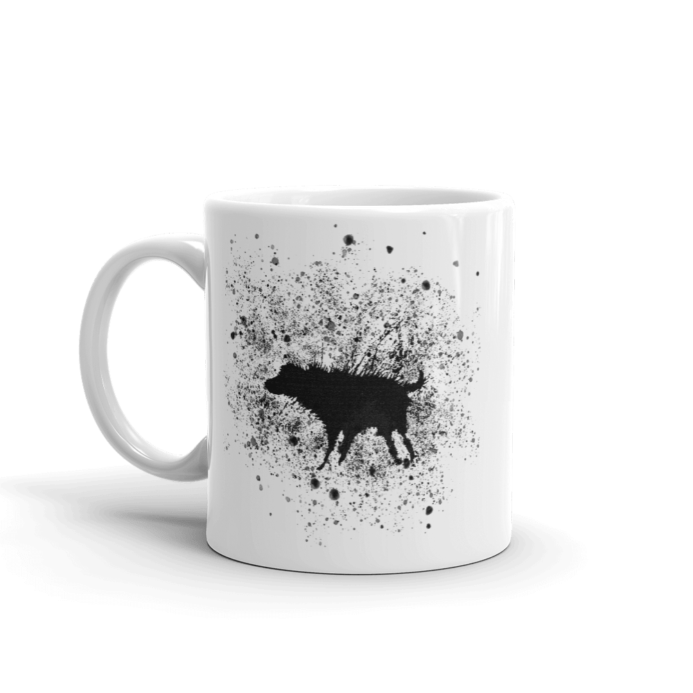 Banksy Wet Dog Splatter 2007 Street Art Mug - UrbanNest Co