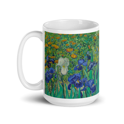 Van Gogh - Irises, 1889 Artwork Mug - UrbanNest Co