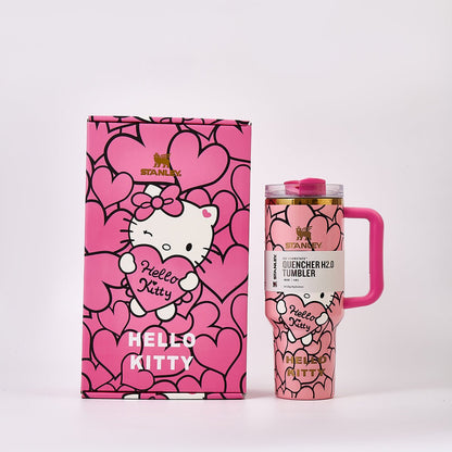 Stanley x Hello Kitty Sweet Hearts Glitter Tumbler [Limited Edition] - UrbanNest Co