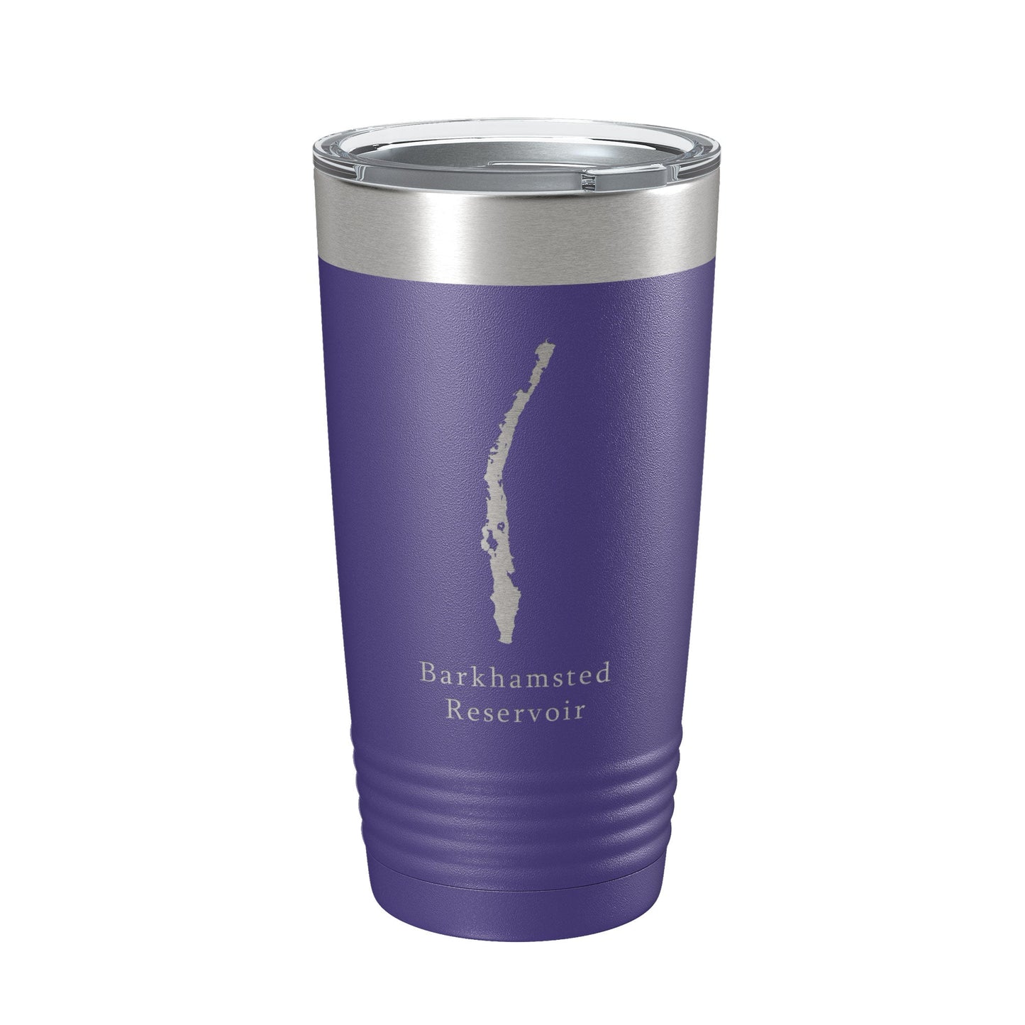 Barkhamsted Reservoir Tumbler Lake Map Travel Mug Insulated Laser Engraved Coffee Cup Connecticut 20 oz - UrbanNest Co