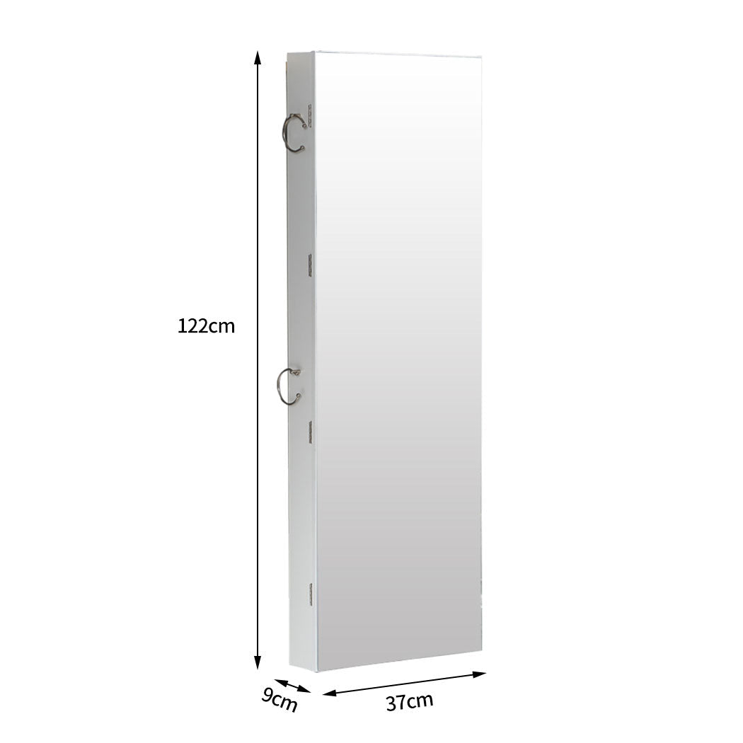 Levede Mirror Jewellery Cabinet Jewelry - UrbanNest Co
