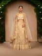 Semi - Stitched Lehenga with American Diamond & Zari Thread Work by Shreekama - UrbanNest Co