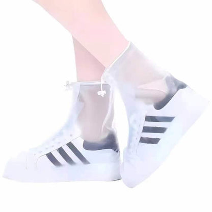 Waterproof Shoe Covers with Zipper, Thickened Rain Boot Covers, PVC Mid - Calf Shoe Covers for Travel - UrbanNest Co