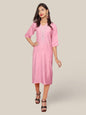 Cotton Kurti with Beautifully Embroidered Neckline - UrbanNest Co