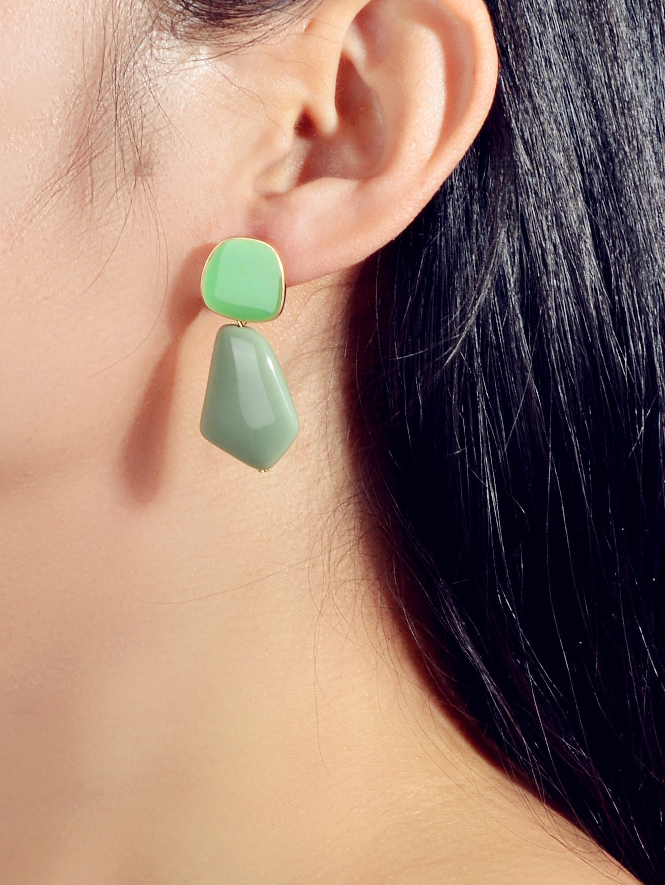 Y2k Style Trendy Candy Color Geometric Dangle Party Pierced Earrings Party Gift - UrbanNest Co
