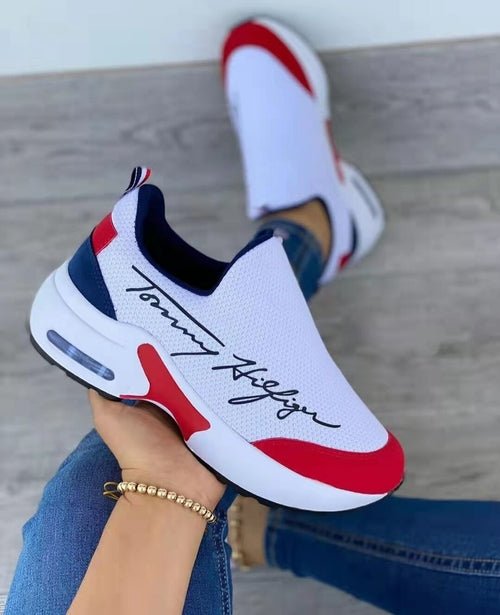 Casual Breathable Wedges Ladies Walking Sneakers Flat Women Shoes - UrbanNest Co