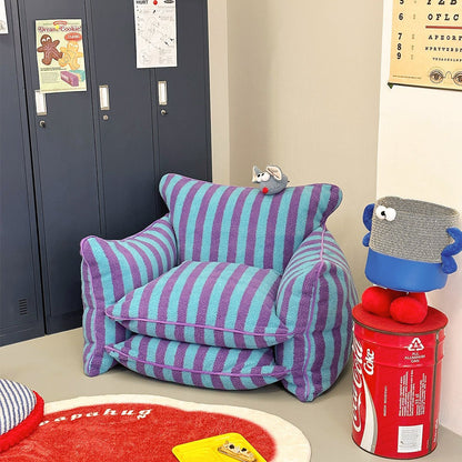 Playful Mind Striped Lazy Sofa Chair - UrbanNest Co