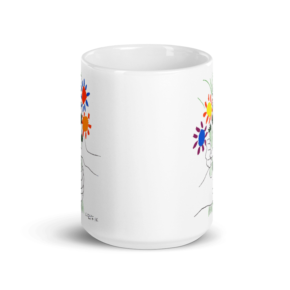 Pablo Picasso Bouquet of Peace 1958 Artwork Mug - UrbanNest Co