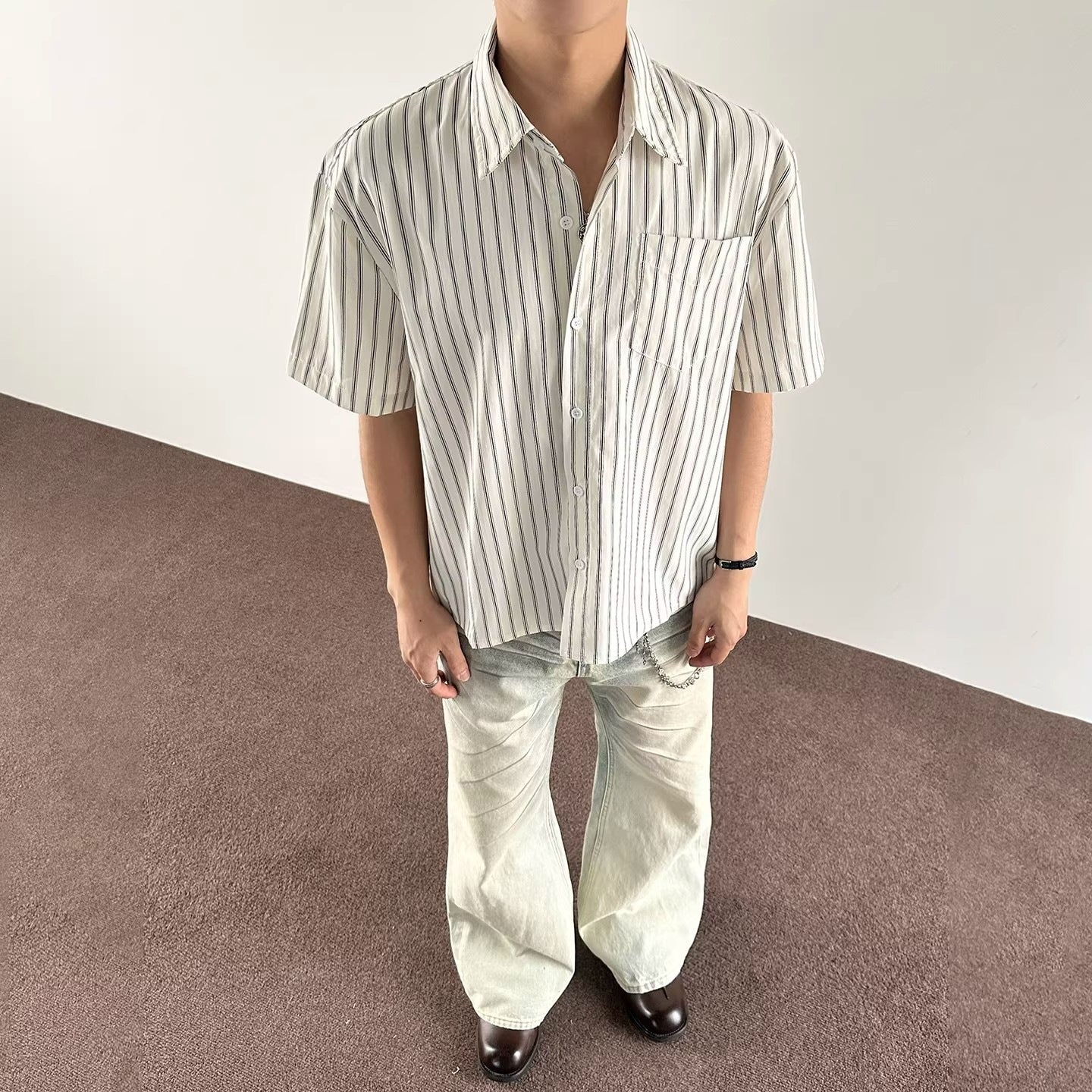 Men's Retro Loose Lazy Style Blouse Jacket - UrbanNest Co