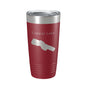 Crystal Lake Map Tumbler Travel Mug Insulated Laser Engraved Coffee Cup Michigan 20 oz - UrbanNest Co