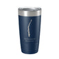 Barkhamsted Reservoir Tumbler Lake Map Travel Mug Insulated Laser Engraved Coffee Cup Connecticut 20 oz - UrbanNest Co
