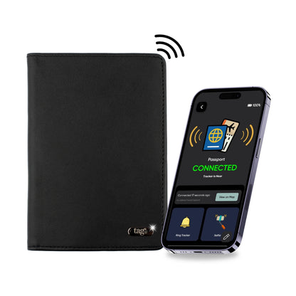 Dolphin Smart Leather Passport Tracker - UrbanNest Co